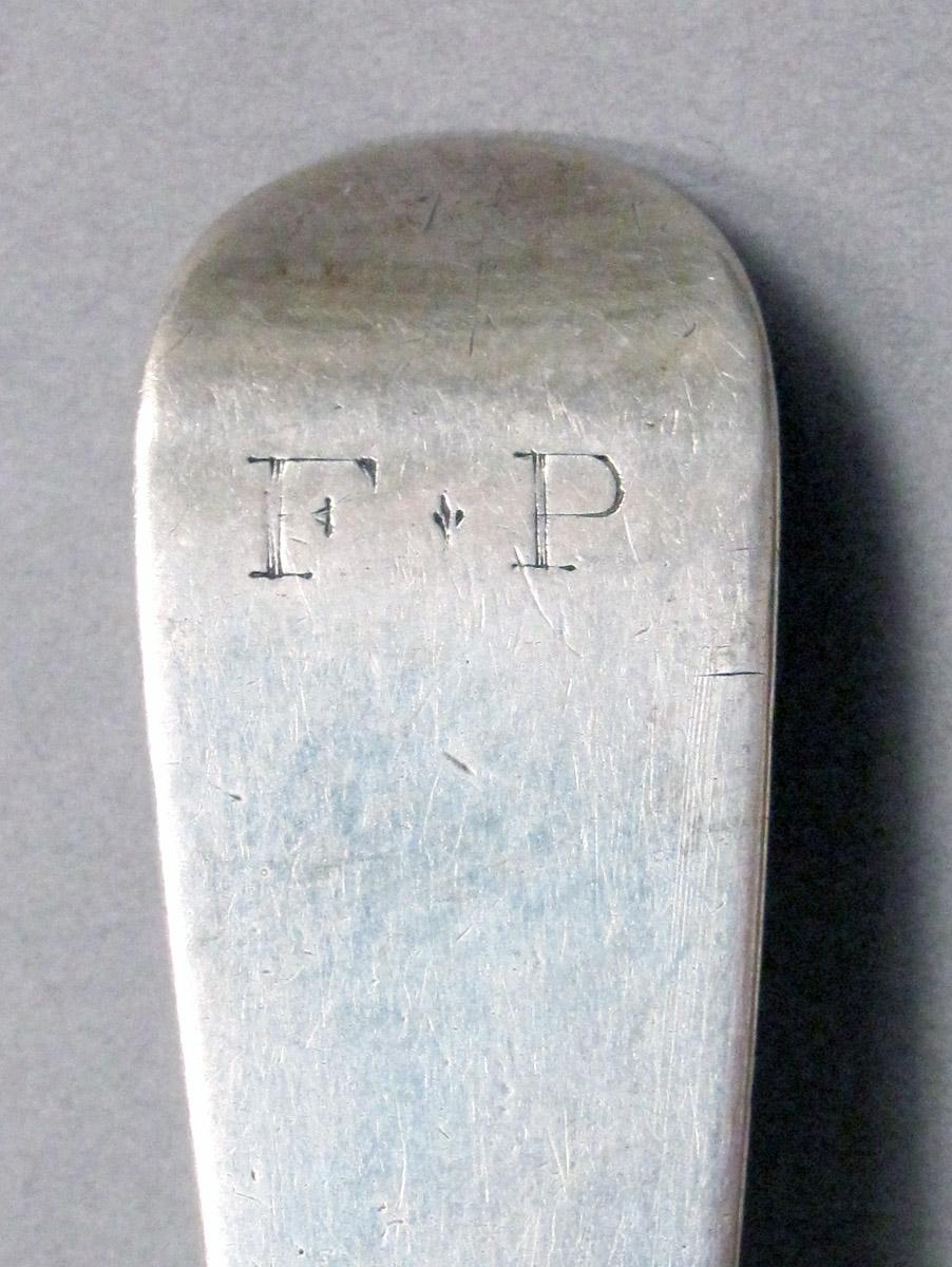 1998.0004.3883 Silver Spoon engraving
