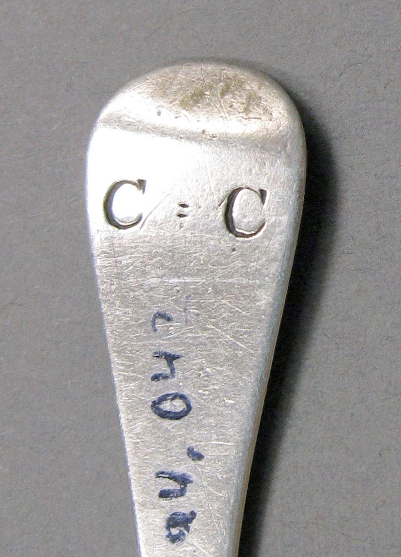 1998.0004.3884 Silver Spoon engraving