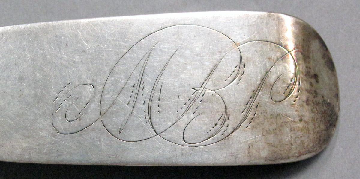 1998.0004.3888 Silver Spoon engraving