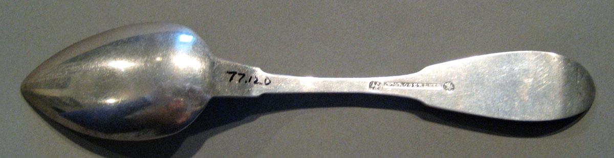 1998.0004.388 Silver Spoon underside