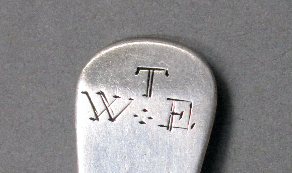 1998.0004.3892 Silver Spoon engraving
