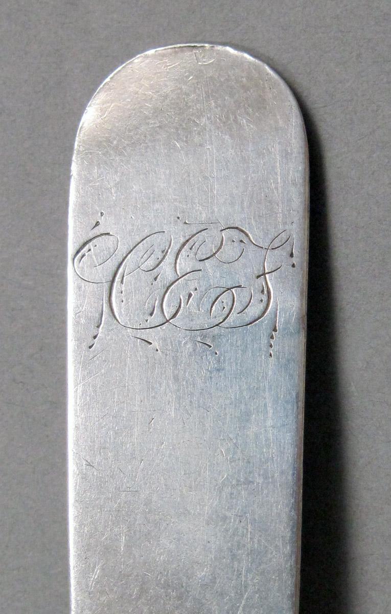 1998.0004.3893 Silver Spoon engraving
