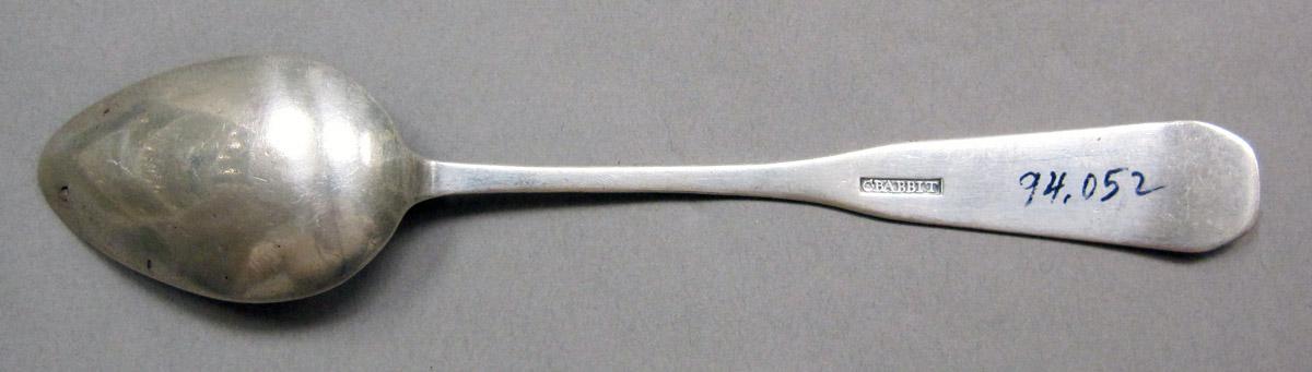 1998.0004.3894 Silver Spoon underside