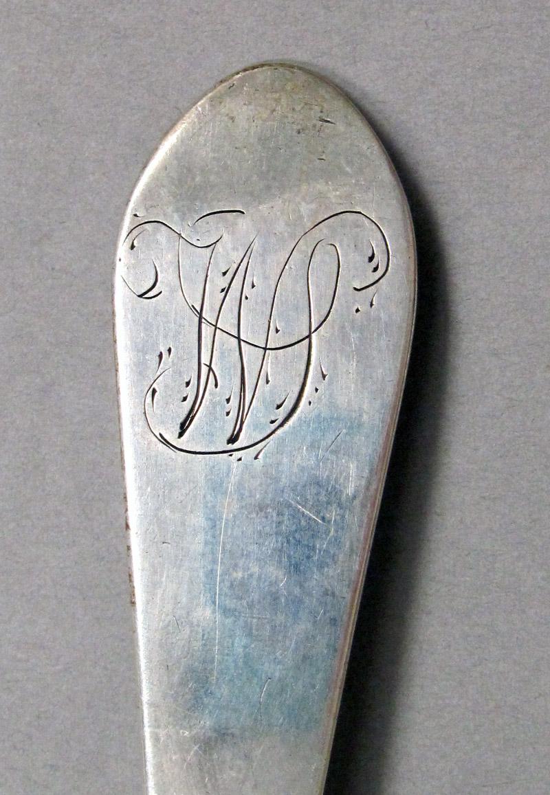 1998.0004.3895 Silver Spoon engraving