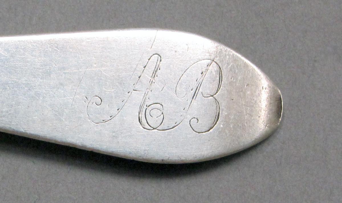1998.0004.3896 Silver Spoon engraving
