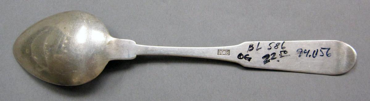1998.0004.3898 Silver Spoon underside