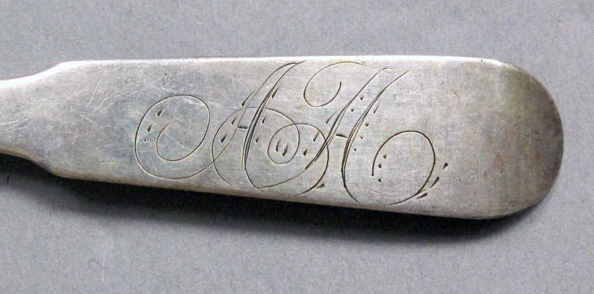 1998.0004.3898 Silver Spoon engraving