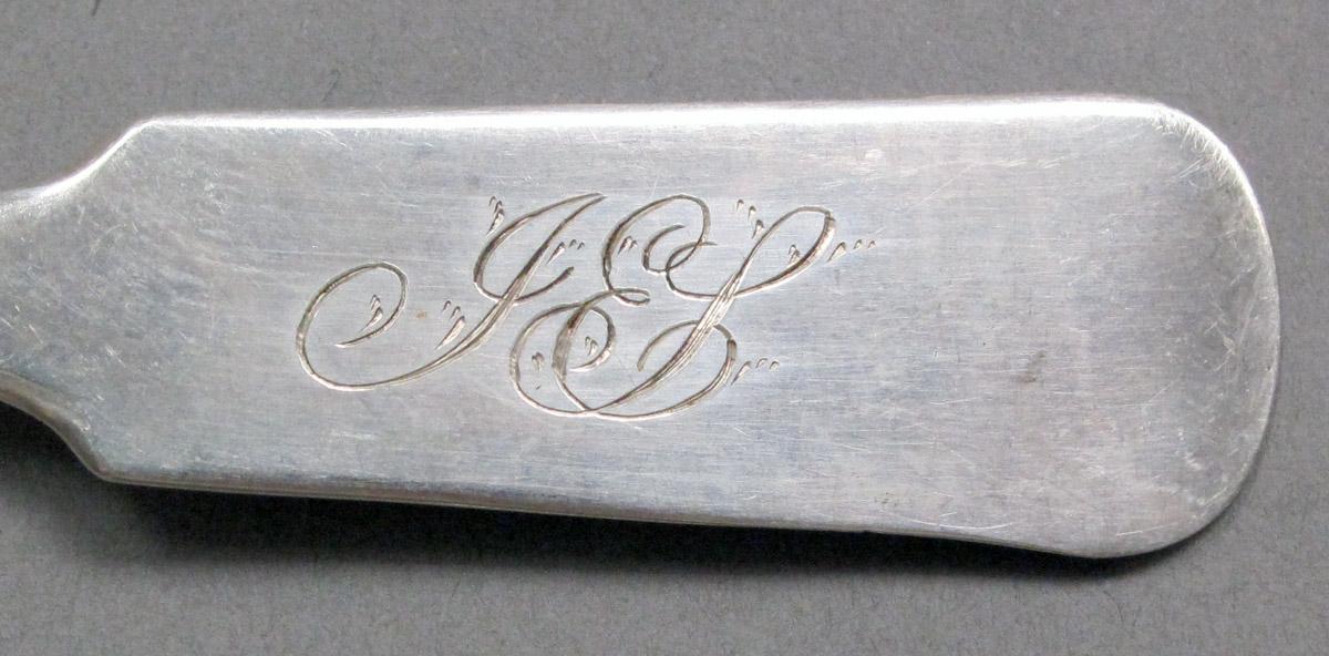 1998.0004.3902 Silver Spoon engraving