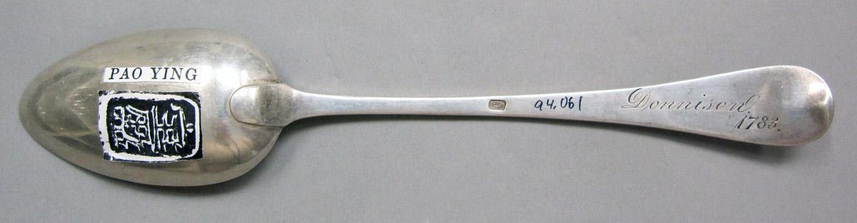 1998.0004.3903 Silver Spoon underside