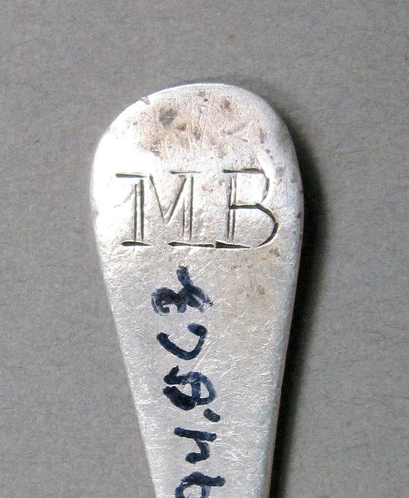 1998.0004.3904 Silver Spoon engraving
