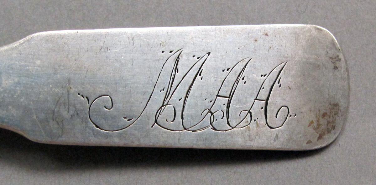 1998.0004.3905 Silver Spoon engraving