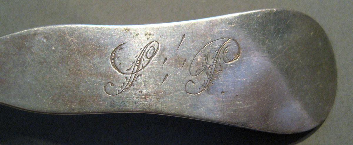 1998.0004.390 Silver Spoon engraving