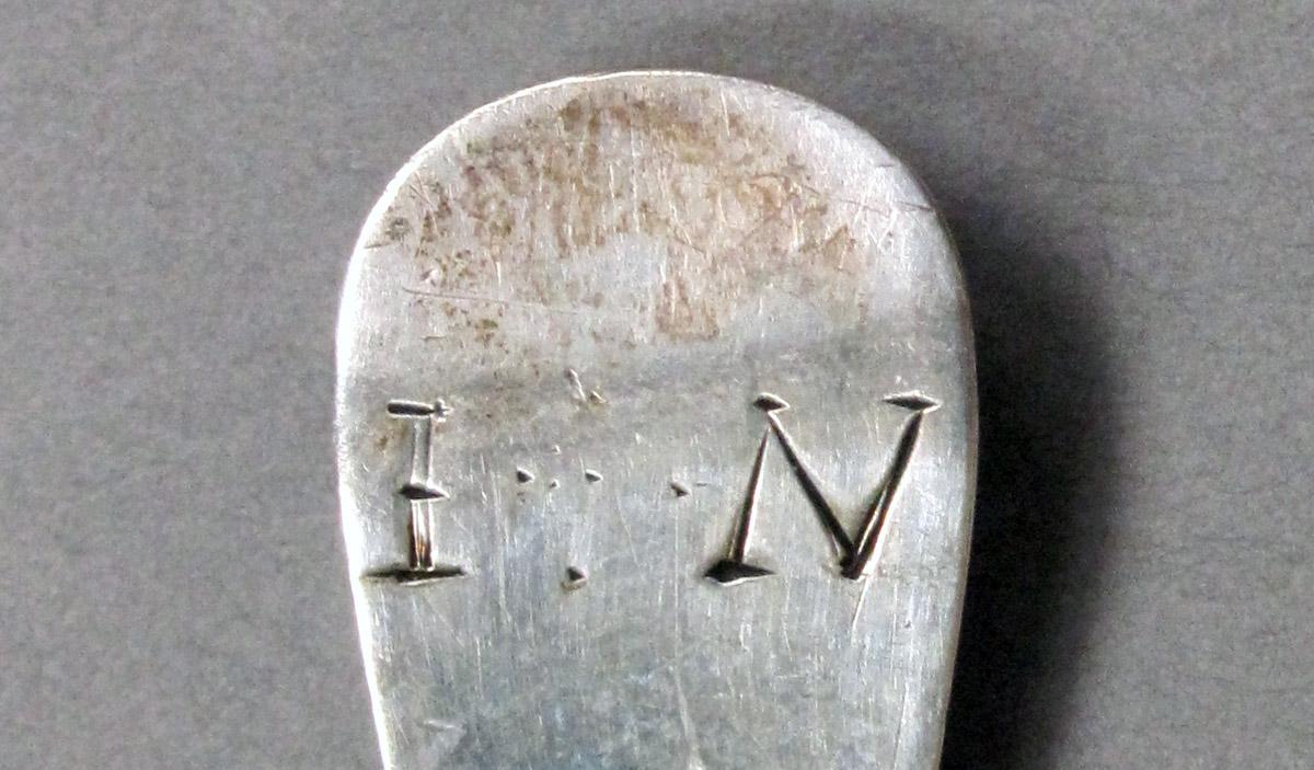 1998.0004.3910 Silver Spoon engraving