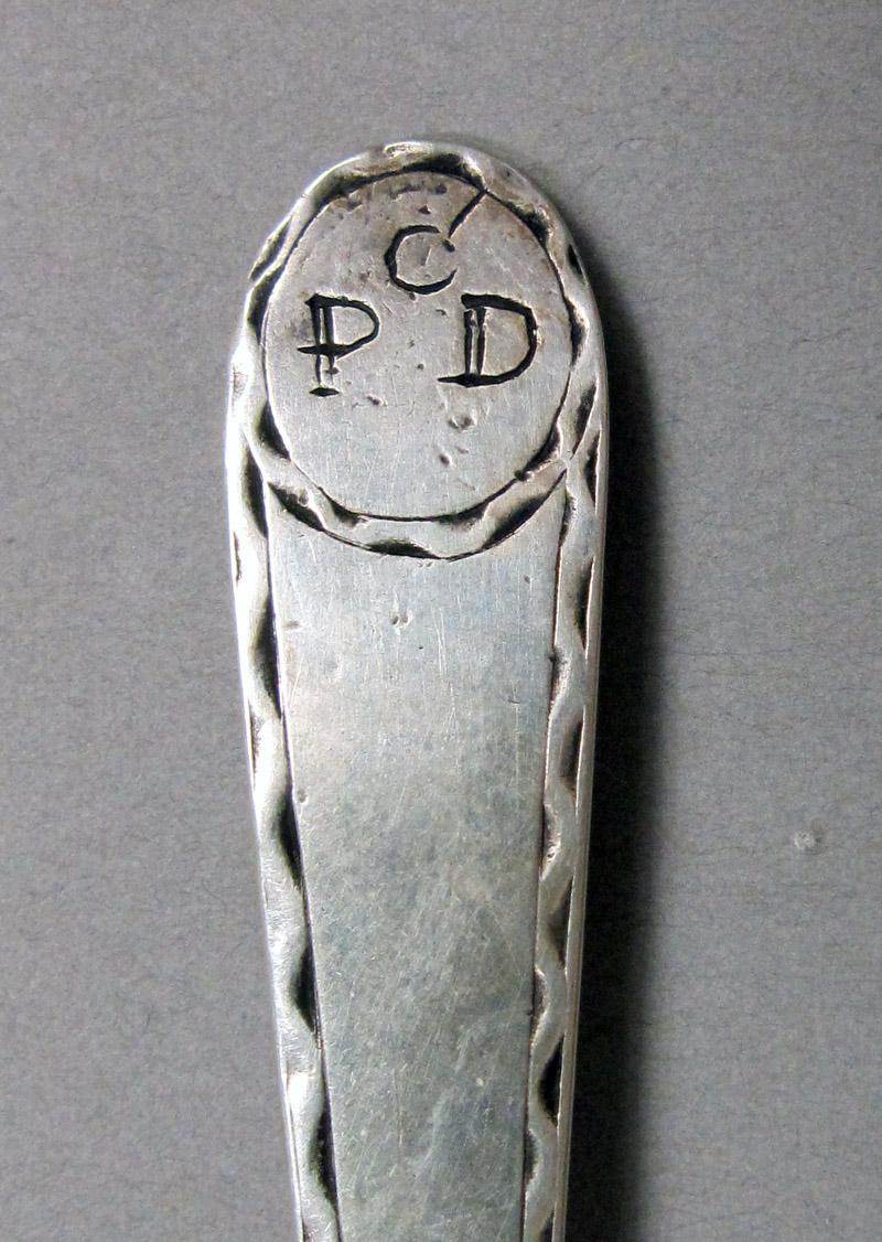 1998.0004.3911 Silver Spoon engraving