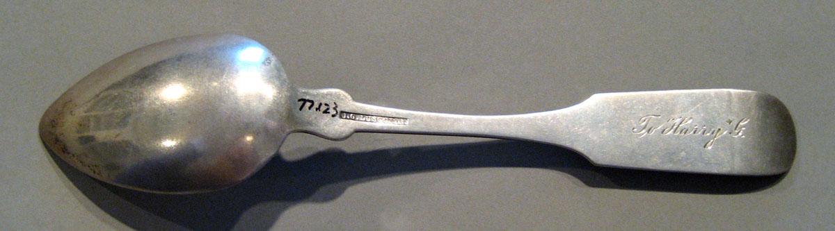 1998.0004.391 Silver Spoon underside