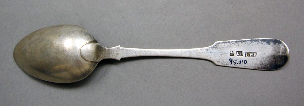 1998.0004.3923 Silver spoon underside