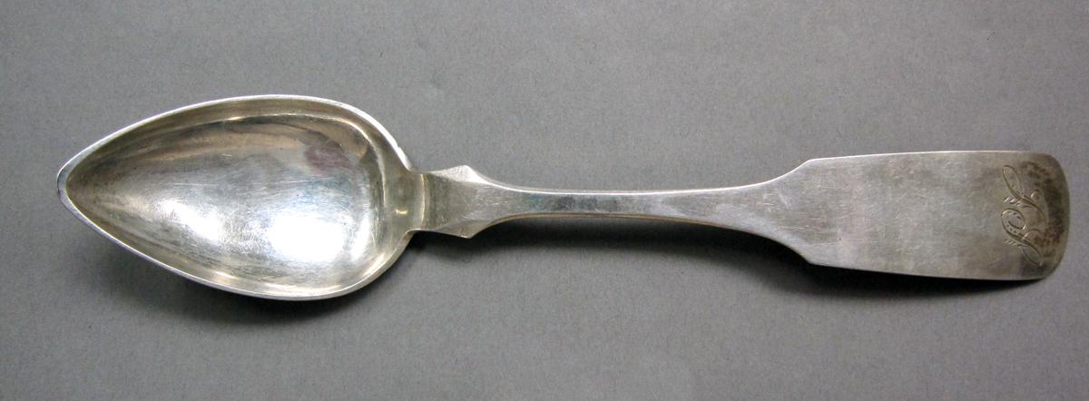 1998.0004.3924 Silver spoon upper surface