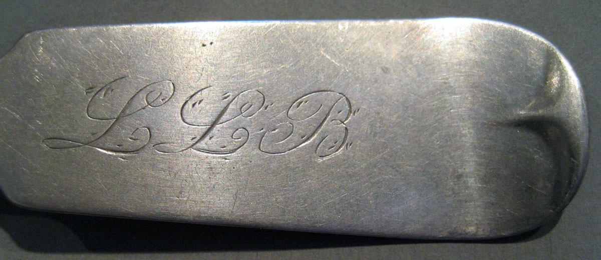1998.0004.392 Silver Spoon engraving