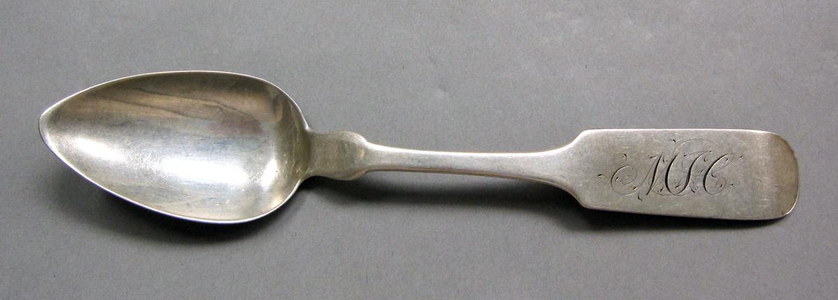 1998.0004.3936 Silver spoon upper surface