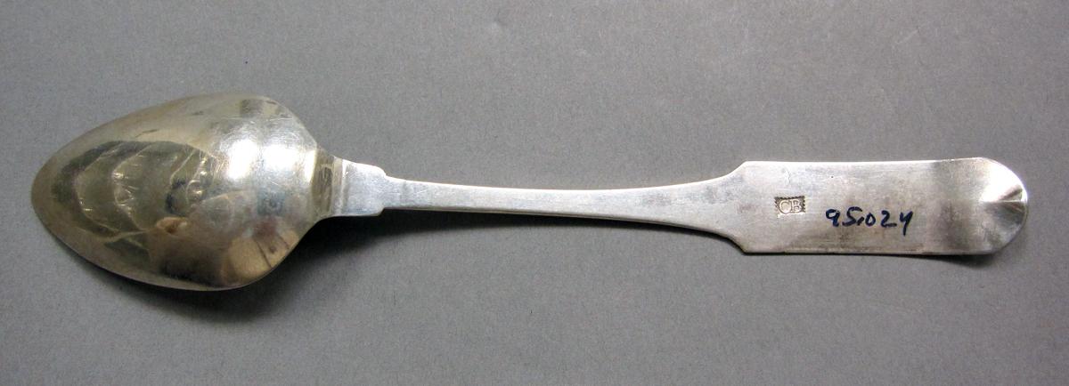 1998.0004.3937 Silver spoon underside