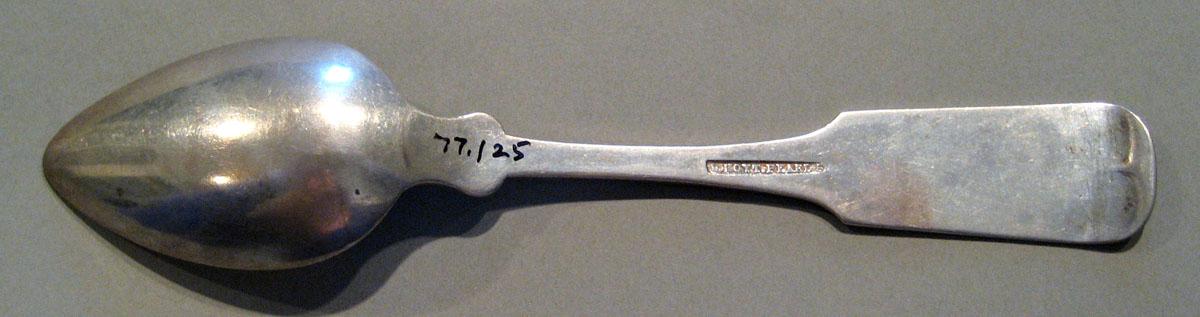 1998.0004.393 Silver Spoon underside
