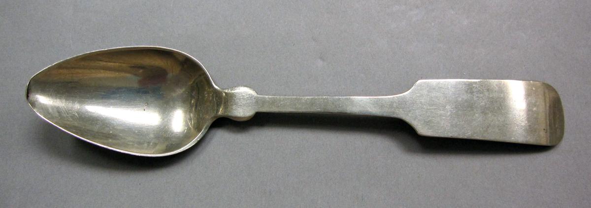 1998.0004.3942 Silver spoon upper surface