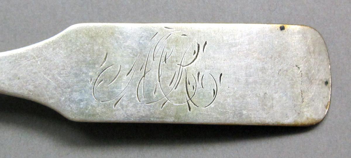 1998.0004.3946 Silver Spoon engraving