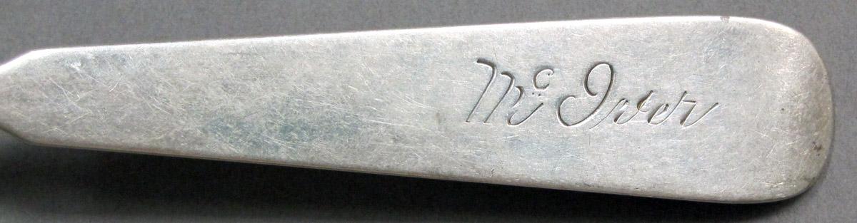 1998.0004.3949.001 Silver Spoon engraving