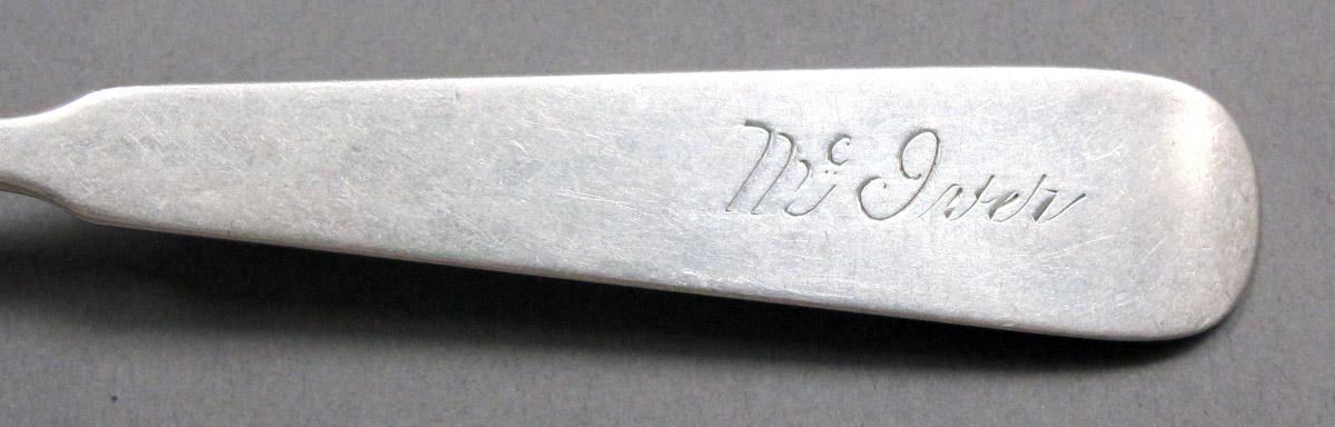 1998.0004.3949.002 Silver Spoon engraving