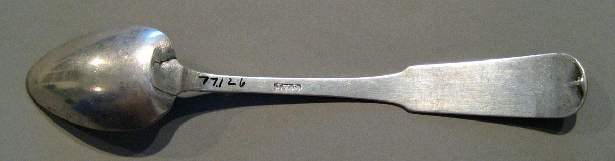1998.0004.394 Silver Spoon underside