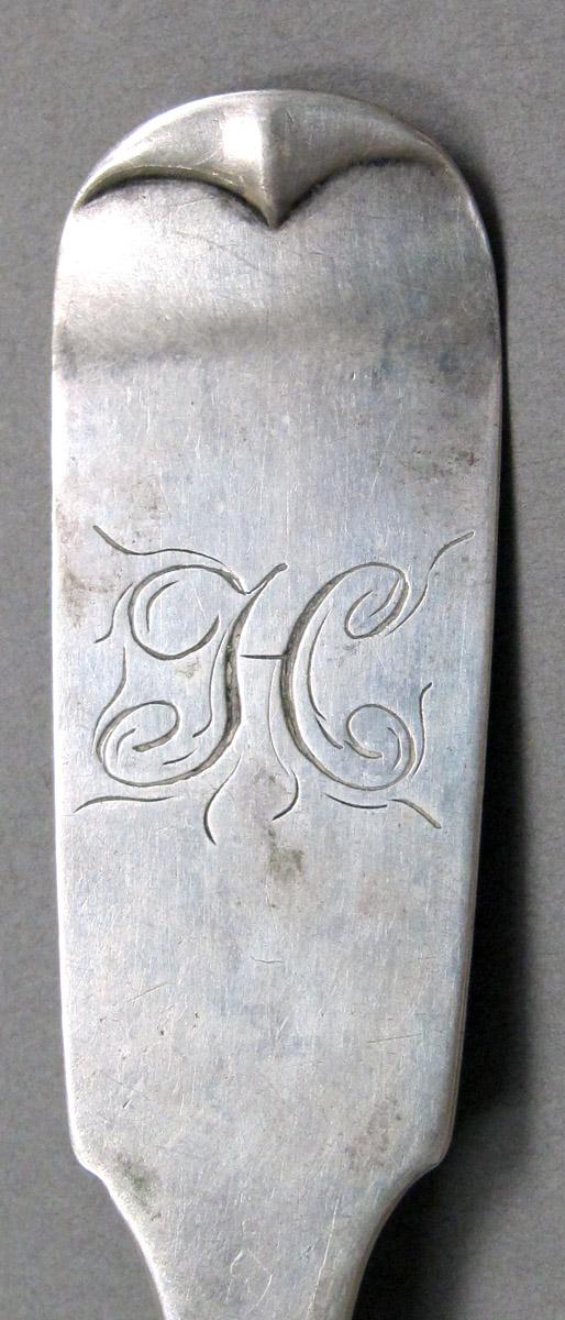 1998.0004.3950 Silver Spoon engraving