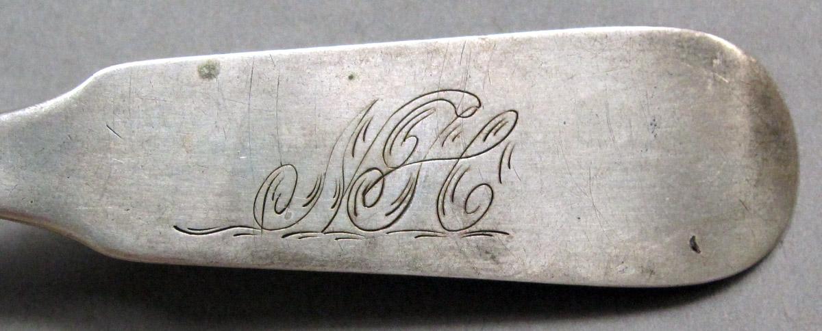 1998.0004.3951 Silver Spoon engraving