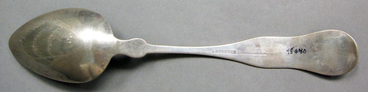 1998.0004.3953 Silver Spoon underside