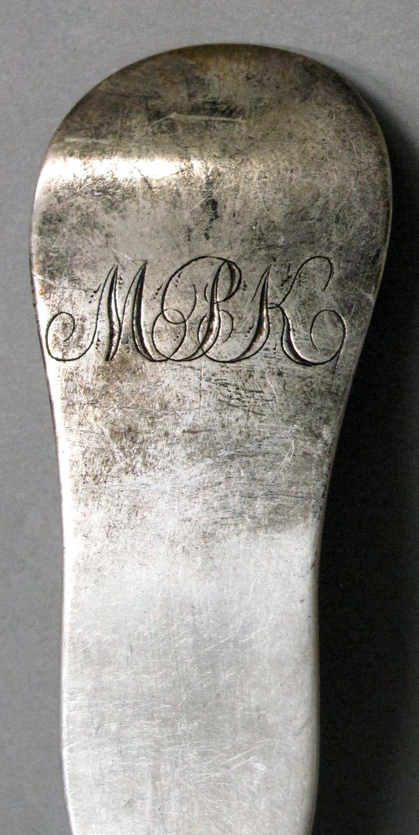 1998.0004.3953 Silver Spoon engraving