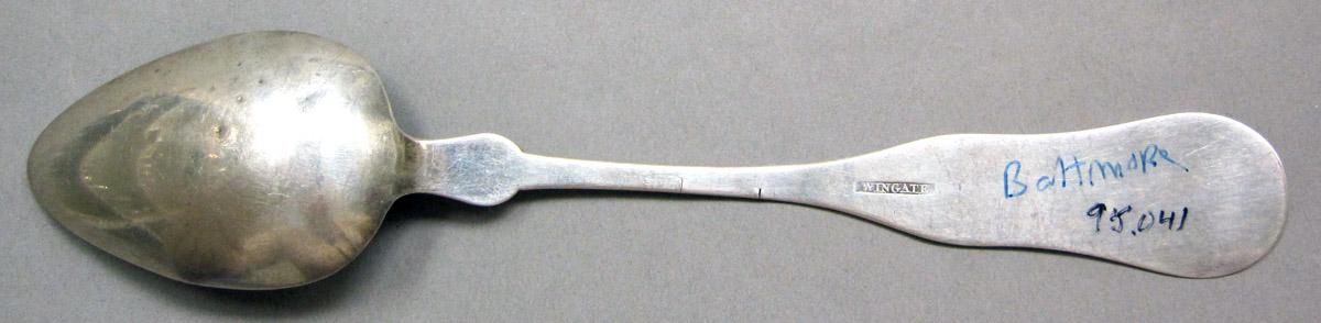 1998.0004.3954 Silver Spoon underside