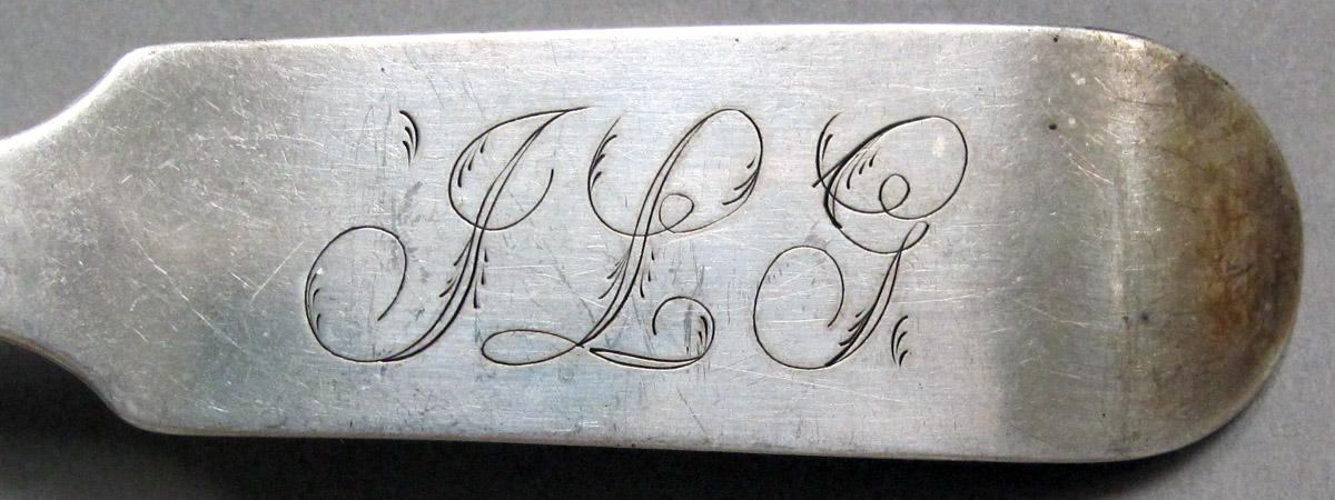 1998.0004.3955 Silver Spoon engraving
