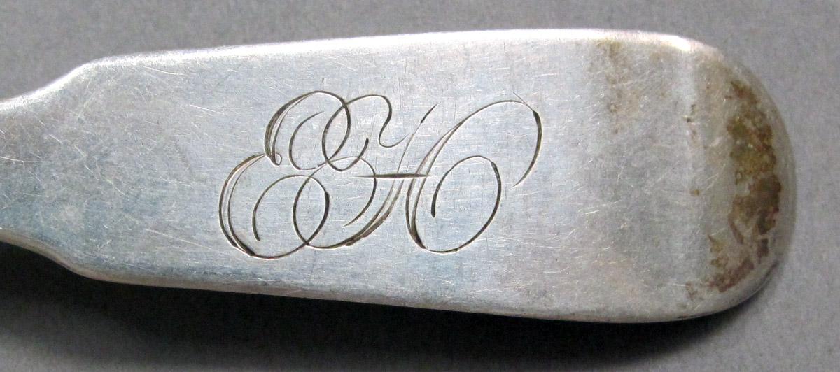 1998.0004.3956 Silver Spoon engraving