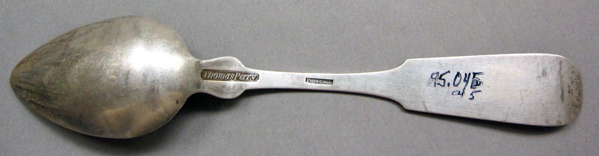 1998.0004.3958 Silver Spoon underside
