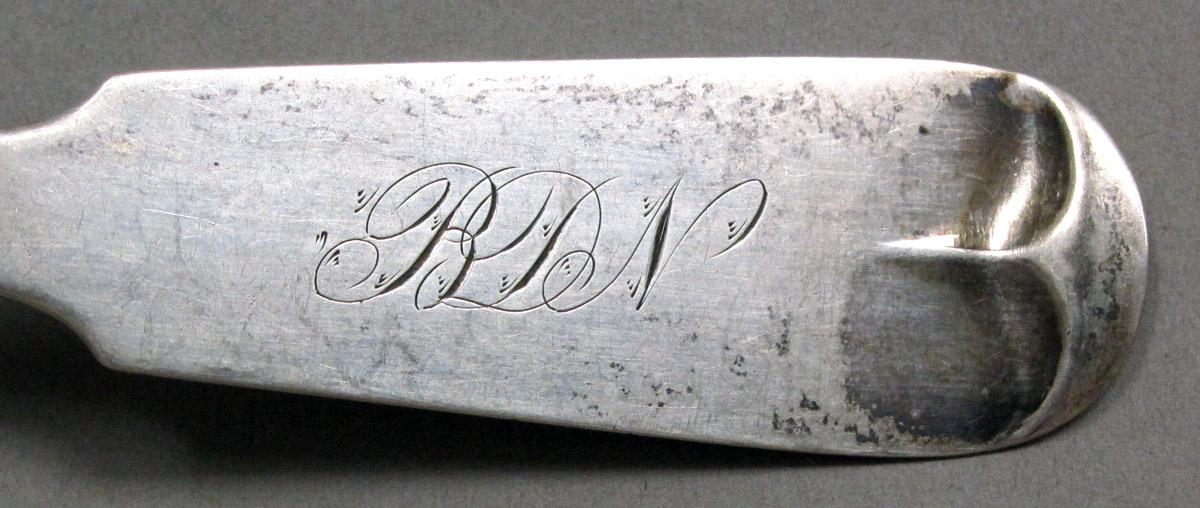 1998.0004.3958 Silver Spoon engraving