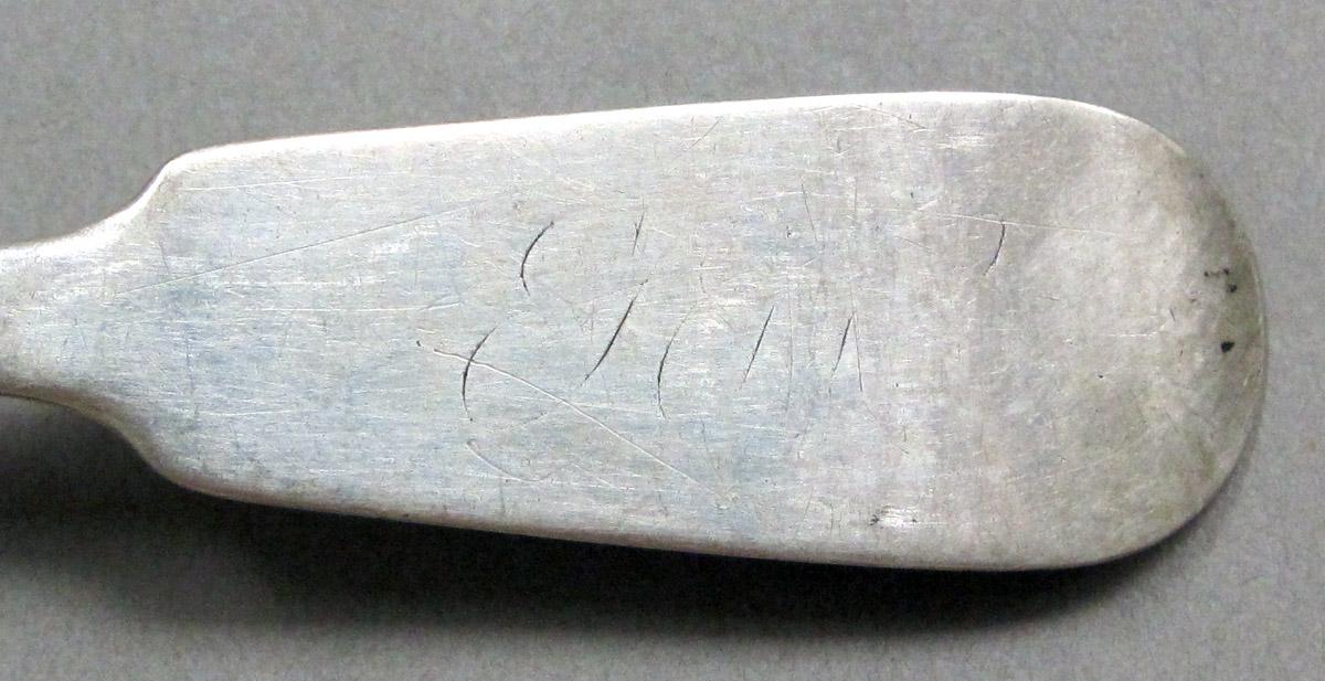 1998.0004.3959 Silver Spoon engraving