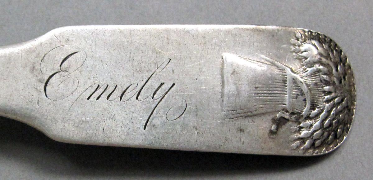1998.0004.3960 Silver Spoon engraving