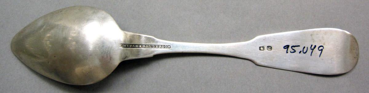 1998.0004.3962 Silver Spoon underside