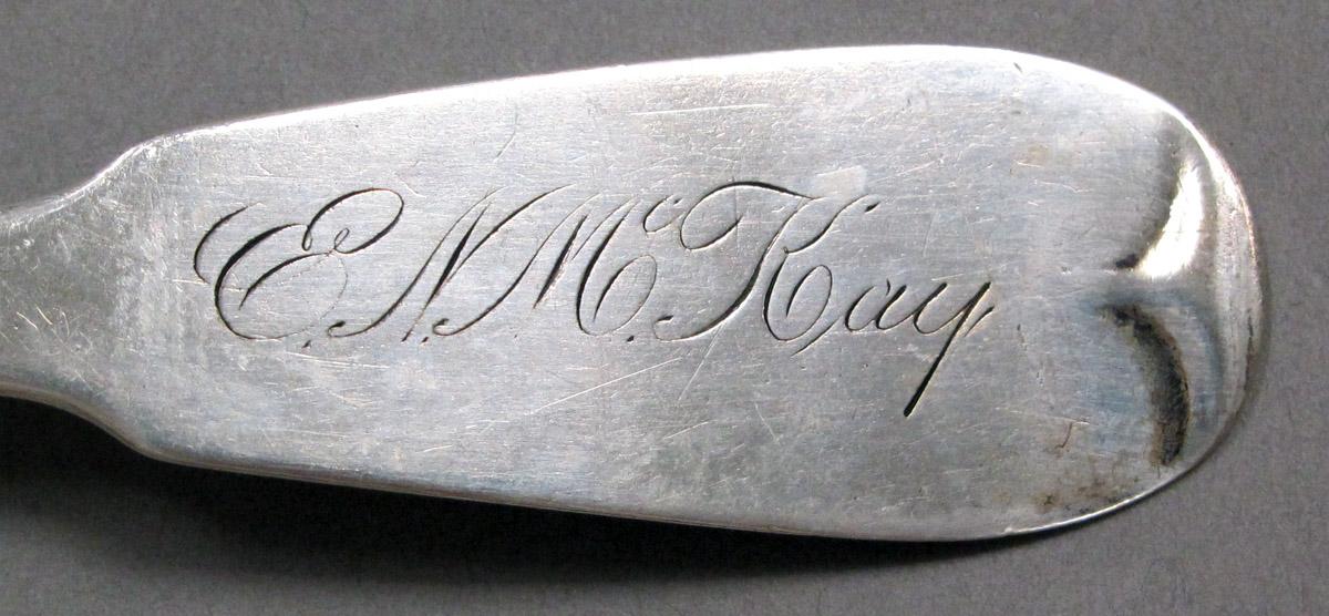 1998.0004.3962 Silver Spoon engraving