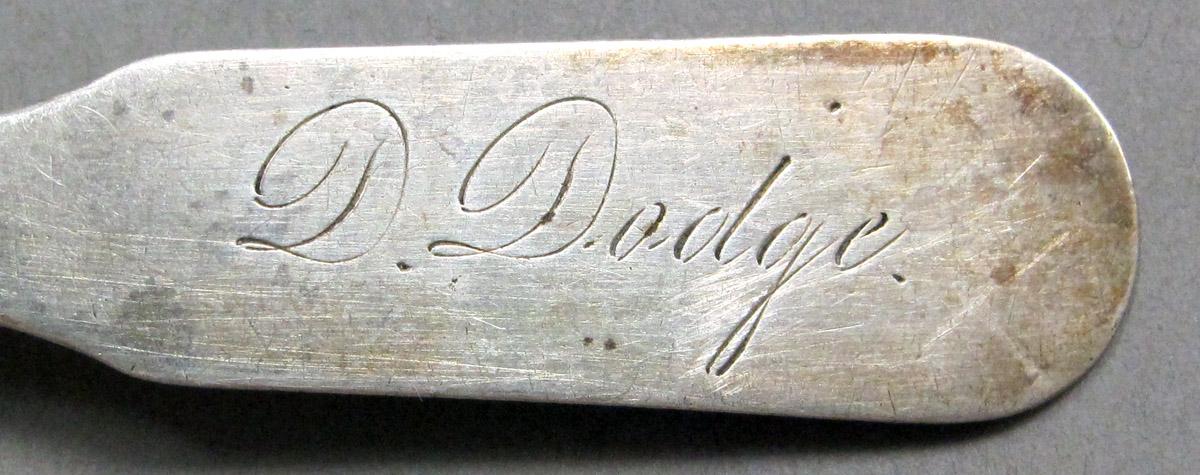 1998.0004.3969 Silver Spoon engraving