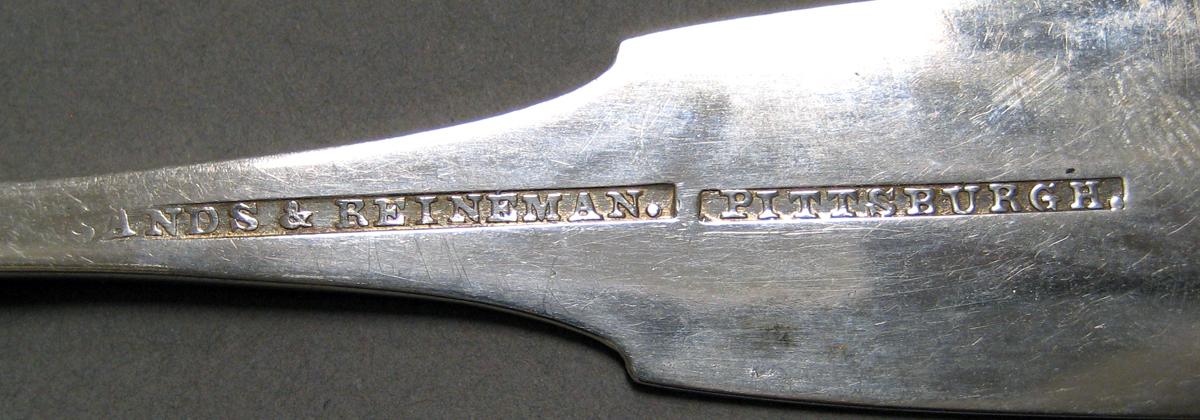 1998.0004.3984 Silver spoon mark