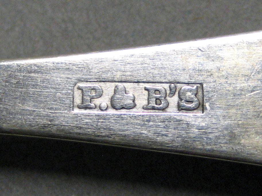1998.0004.3986 Silver spoon mark