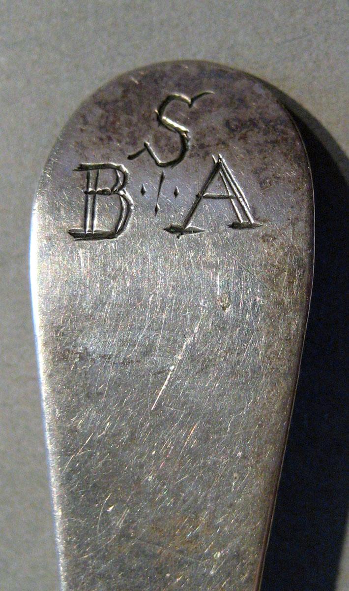 1998.0004.398 Silver Spoon engraving