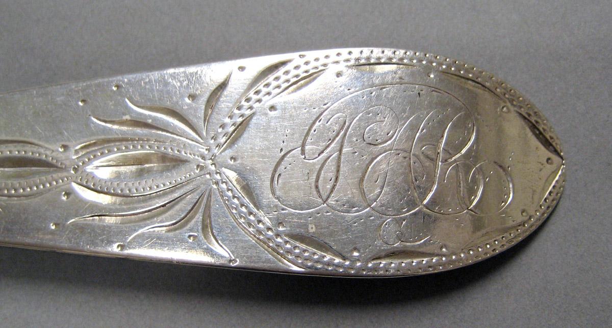 1998.0004.3994 Silver Spoon engraving