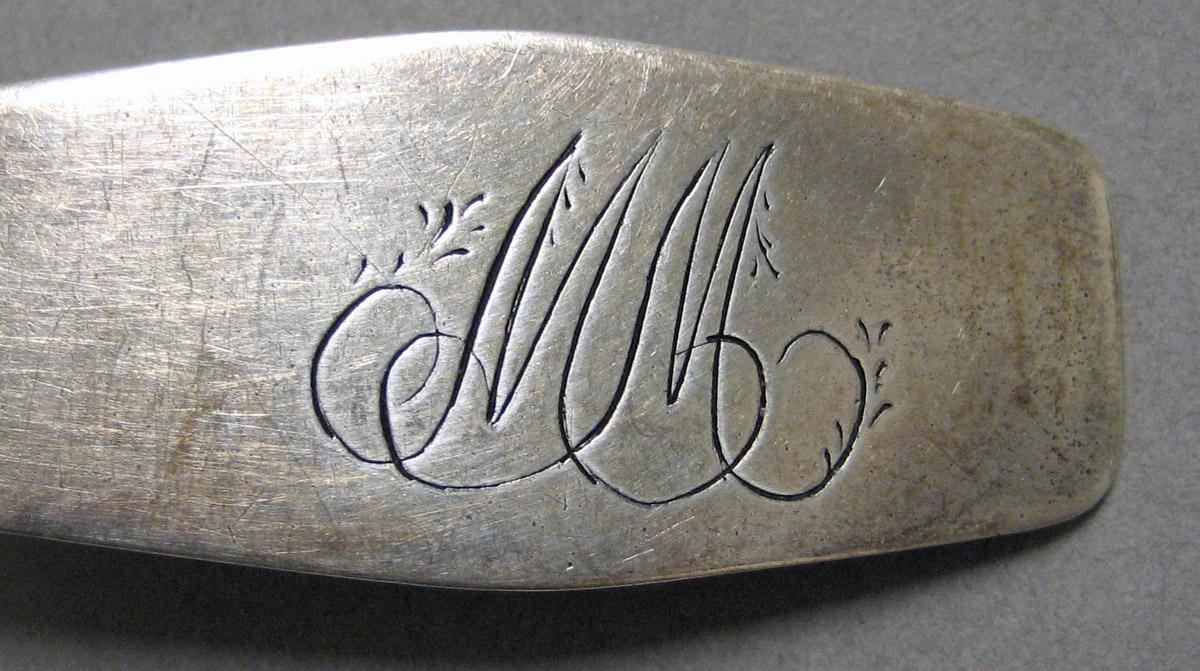 1998.0004.3998 Silver Spoon engraving