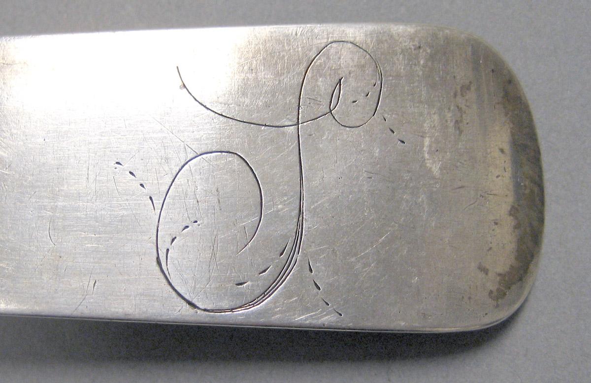1998.0004.4001 Silver Spoon engraving